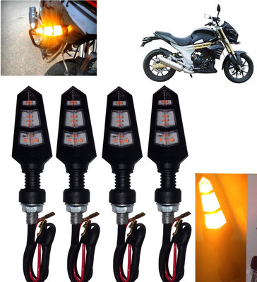 DvineAutoFashionZ Front, Rear, Side LED Indicator Light for Mahindra Mojo(Amber)