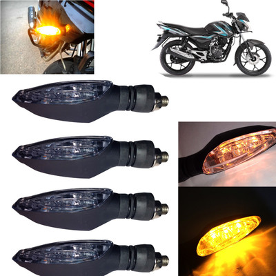 Pious Front, Rear, Side LED Indicator Light for Bajaj Discover 100 DTS-i(Amber)