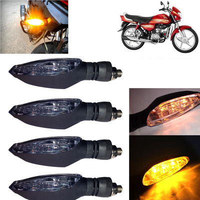 Pious Front, Rear, Side LED Indicator Light for Hero HF Deluxe(Amber)