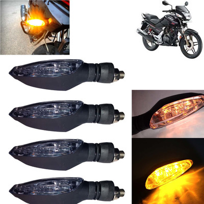 Pious Front, Rear, Side LED Indicator Light for Hero CBZ(Amber)