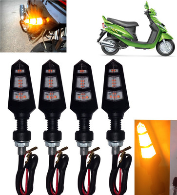 DvineAutoFashionZ Front, Rear, Side LED Indicator Light for Mahindra Rodeo(Amber)