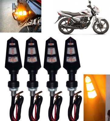 DvineAutoFashionZ Front, Rear, Side LED Indicator Light for Yamaha Saluto(Amber)