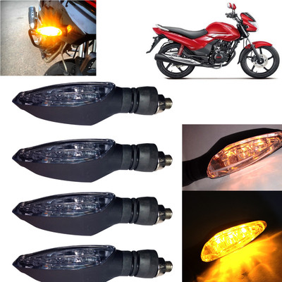 Pious Front, Rear, Side LED Indicator Light for Hero Achiever(Amber)