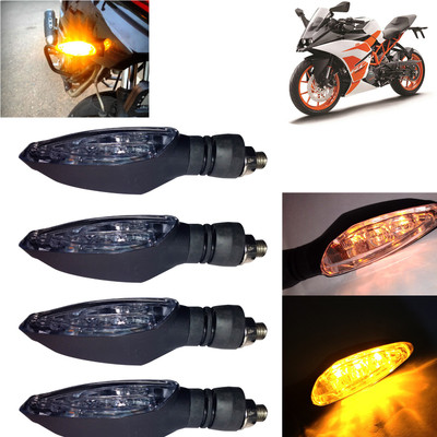 Pious Front, Rear, Side LED Indicator Light for KTM RC 200(Amber)