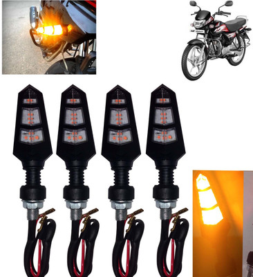 DvineAutoFashionZ Front, Rear, Side LED Indicator Light for Honda CD deluxe(Amber)