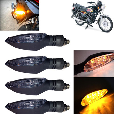 Pious Front, Rear, Side LED Indicator Light for TVS Max 4R(Amber)