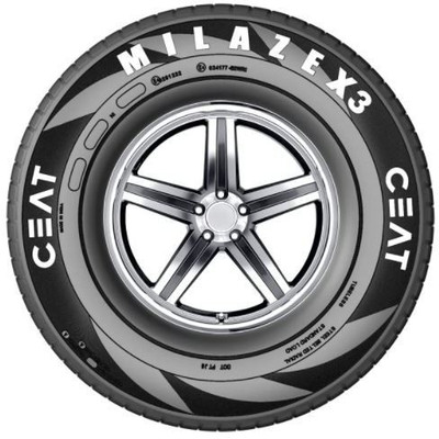 CEAT 165/80 R14 Milaze X3 Tubeless 4 Wheeler Tyre(165/80 R14, Tube Less)