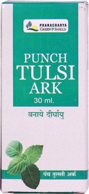 Pranacharya Greenshield PUNCH TULSI ARK Natural Immunity Booster | Made with 5 Types of Tulsi |30ML Pack(30 ml)