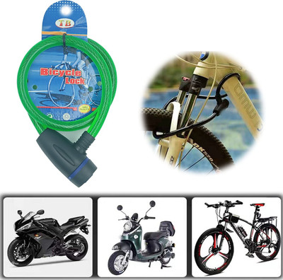 AXWee Plastic, Stainless Steel Key Lock For Helmet