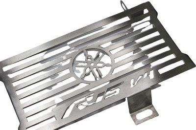 OBEROI'S TRADERS Premium Stainless Steel Radiator Guard Protector Grill For YAMAHA R15 V4 Bike Crash Guard(Yamaha)