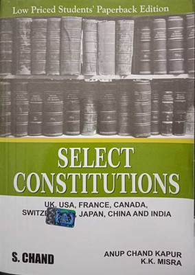 Select Constitutions(English, Paperback, Anup Chand Kapur K. K. Misra)