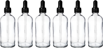 nsb herbals 100 ml Glass Bottle(Pack of 6, Clear)