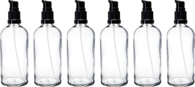 nsb herbals 100 ml Glass Bottle(Pack of 6, Clear)