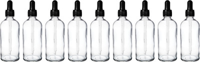 nsb herbals 100 ml Glass Bottle(Pack of 9, Clear)