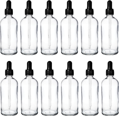 nsb herbals 100 ml Glass Bottle(Pack of 12, Clear)
