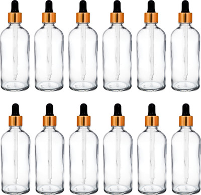 nsb herbals 100 ml Glass Bottle(Pack of 12, Clear)