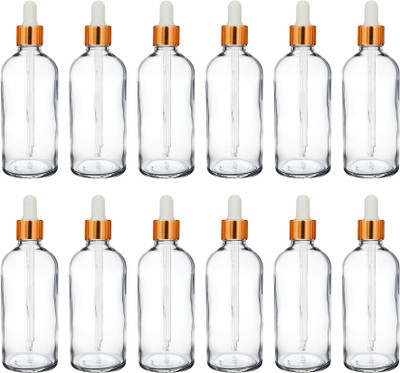 nsb herbals 100 ml Glass Bottle(Pack of 12, Clear)
