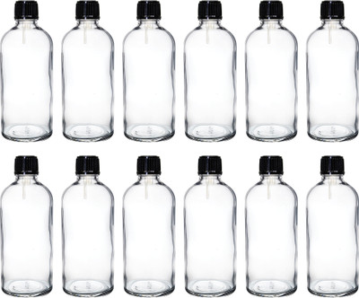 nsb herbals 100 ml Glass Bottle(Pack of 12, Clear)