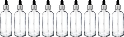 nsb herbals 100 ml Glass Bottle(Pack of 9, Clear)