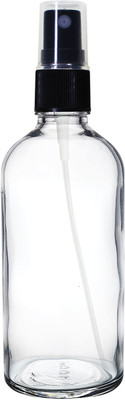 nsb herbals 100 ml Glass Spray Bottle(Pack of 1, Clear, Black)