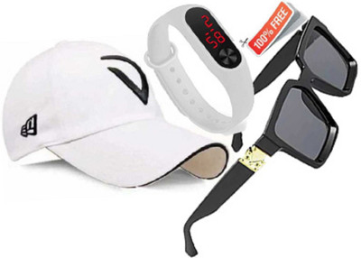 FLEXCY Sports/Regular Cap Cap(Pack of 3)
