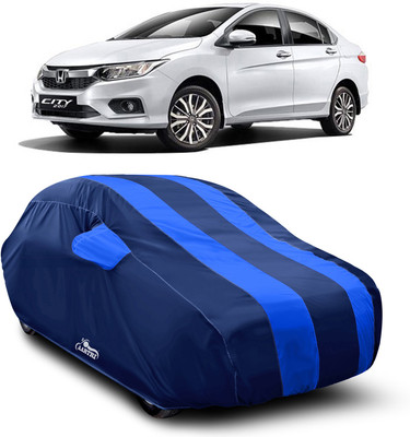 XAFO Car Cover For Honda City ZX (With Mirror Pockets)(Blue)