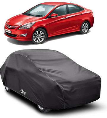 XAFO Car Cover For Hyundai Verna Transform (With Mirror Pockets)(Grey)
