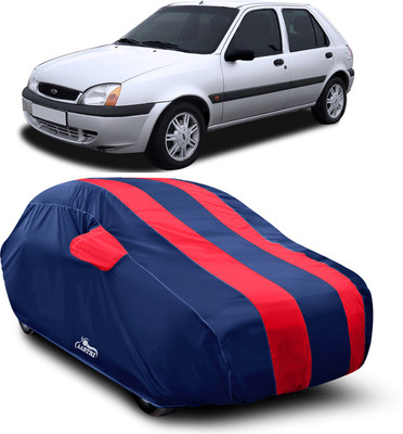 XAFO Car Cover For Ford Fiesta Old (With Mirror Pockets)(Red)