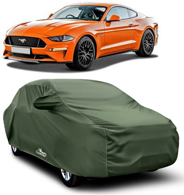 XAFO Car Cover For Ford Mustang Facelift (With Mirror Pockets)(Green)