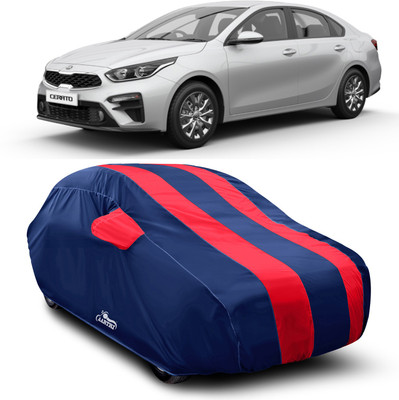 XAFO Car Cover For Kia Cerato (With Mirror Pockets)(Red)