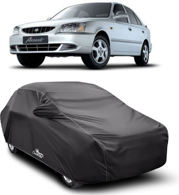 XAFO Car Cover For Hyundai Accent Viva (With Mirror Pockets)(Grey)