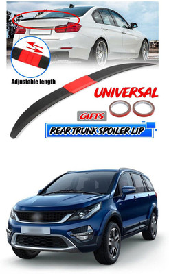 PRTEK Plastic Car Bumper Guard(Black, Red, Pack of 1, Tata, Universal For Car)