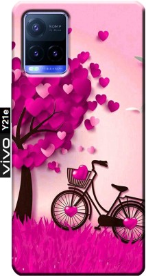 Burdak Back Cover for Vivo Y21e 2516(Multicolor, Matte Finish, Silicon, Pack of: 1)