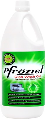 Pfroziel Dishwash Liquid for Dishwasher Machine (Green Apple1L)Remove grease,oil.Powerful Dish Cleaning Gel(Green Apple, 1 L)