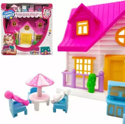 Mahi Zone FUNNY DOLL HOUSE SET FOR GIRLS-010(Multicolor)