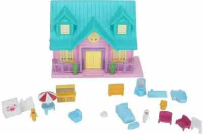 RIGHT SEARCH FUNNY DOLL HOUSE SET FOR GIRLS-005(Multicolor)
