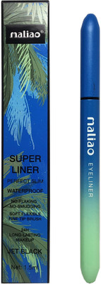 maliao Liquid eyeliner New Bamboo Shape Pure White Water Proof 1.5 g(Black)