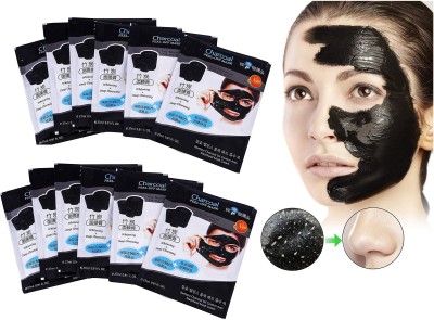 REIMICHI Charcoal Peel Off Face Mask Pouch Blackhead for Girls and Boys Set OF 2(324 ml)