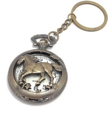 Key Era Horse Pocket Watch Key Chain