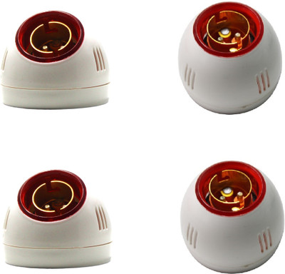 JELECTRICALS Fancy Red Design Ring Bulb Holder Plastic Light Socket(Pack of 4)