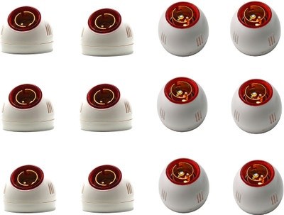 JELECTRICALS Fancy Red Design Ring Bulb Holder Plastic Light Socket(Pack of 12)