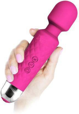 Desithat Magic Waterproof PERSONAL Wand Massager, Mini Handheld Rechargeable Rechargeable Personal Massager - Quiet & Waterproof - 20 Patterns & 8 Speeds Massager(Pink)