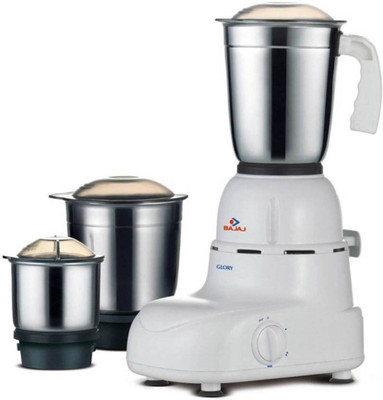 BAJAJ by BAJAJ glory 500 W Mixer Grinder(glory | 3 Jars | White)