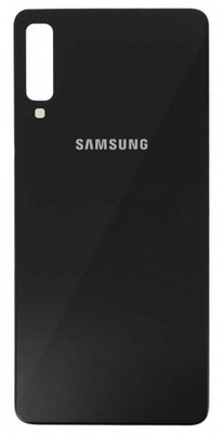 Tworld Battery Back Glass Door Replacement For Samsung Galaxy A7-2018 \ SM-A750F/DS Back Panel(Black)