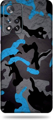 OggyBaba Xiaomi 11i Hypercharge 5g, Camouflage Blue Mobile Skin(Multicolor)