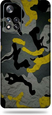 OggyBaba Xiaomi 11i Hypercharge 5g, Camouflage Yellow Mobile Skin(Multicolor)