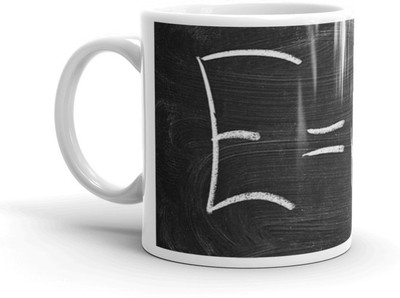 Prsky Printed Math Calculations Printed Ceramic Coffee Mug(325 ml)