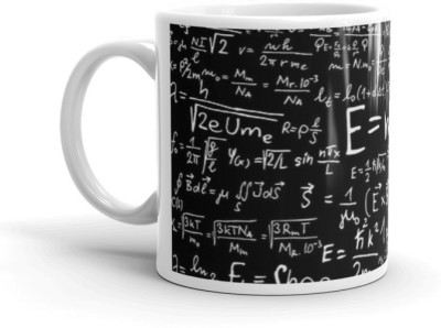 Prsky Math Calculations Printed Ceramic Coffee Mug(325 ml)