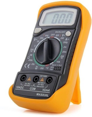 S Traders Digital Multi Meter With Back Light & Stand 830L For Testing AC/DC Digital Multimeter(Black, Yellow 2000 Counts)