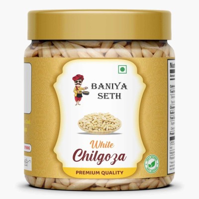 Baniya seth Chilgoza Without Shell (Jumbo Size) Pine Nuts (chilgoze/chilgoja) Pine Nuts Pine Nuts(50 g)